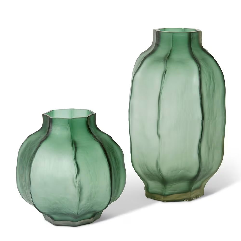 Rotimi Vase Tall - Green - 25 x 25 x 45 cm