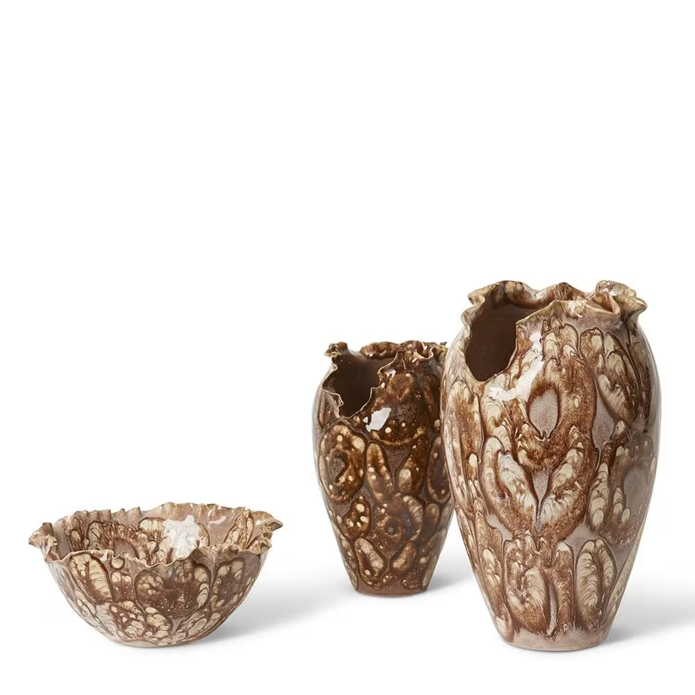Hajari Vase - Mocha - Small