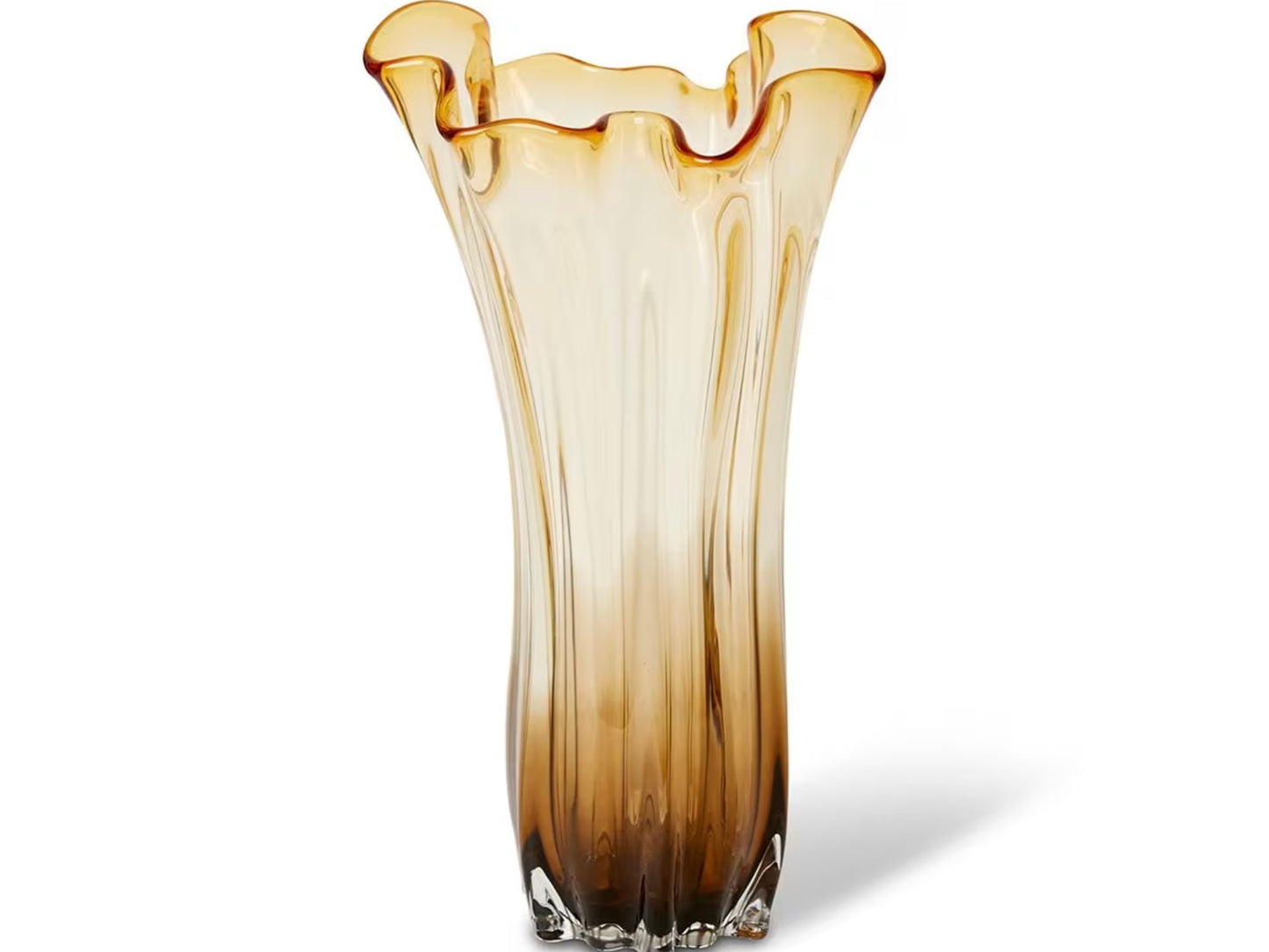 Timberly Vase Amber - 20x20x40 cm