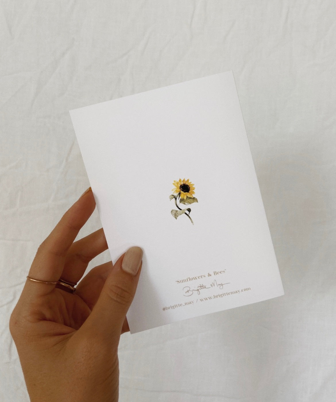 Sunflower Card