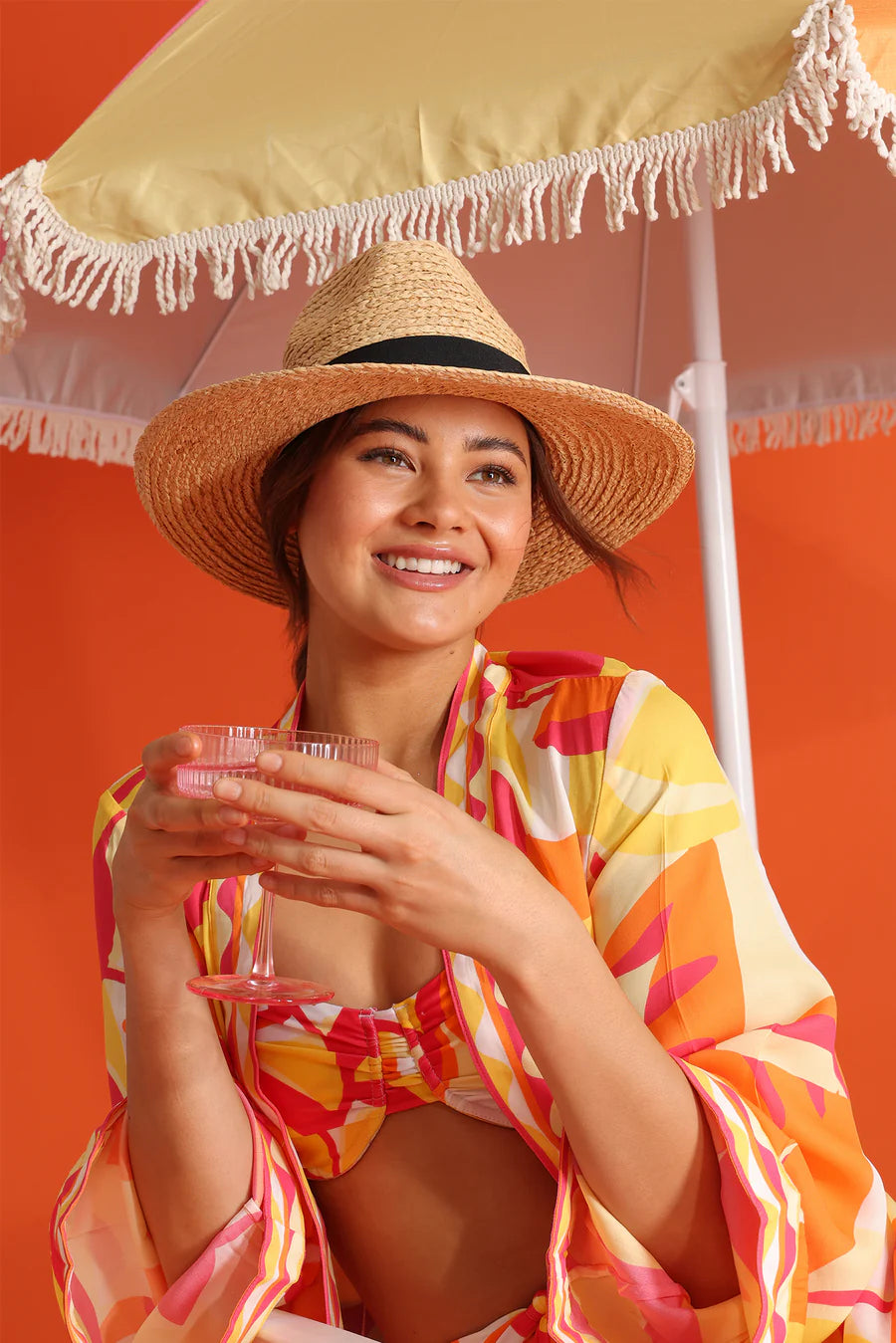 Aurelia Fedora - Natural & Black