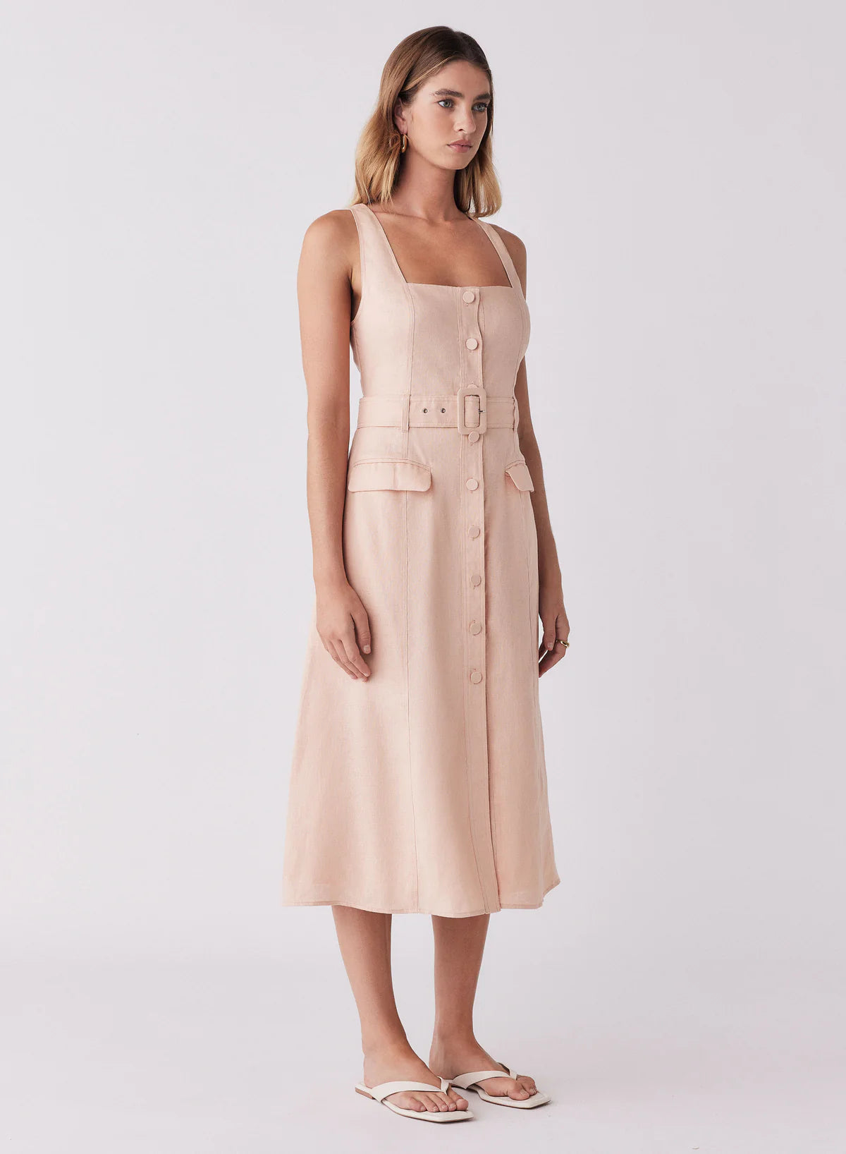 Portsea Dress - Peach