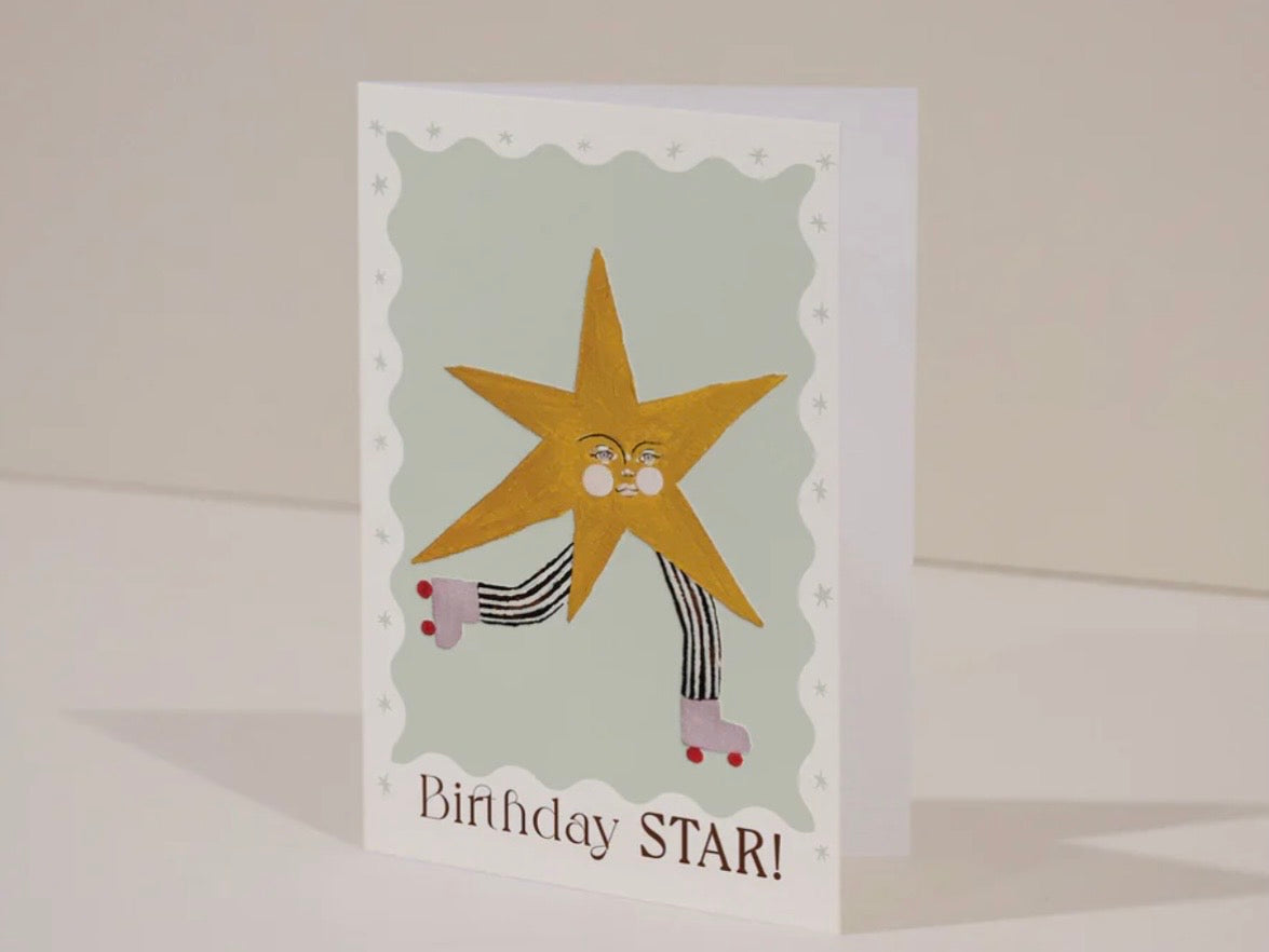 Birthday Star - Greeting Card