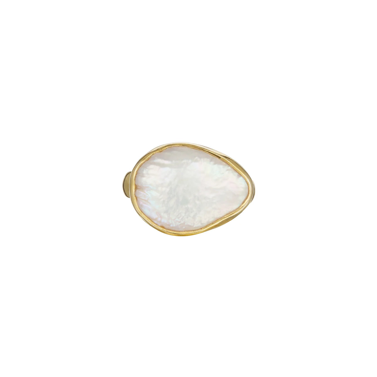 Of the Sea Baroque Pearl ring in 18KT Yellow Gold Plate