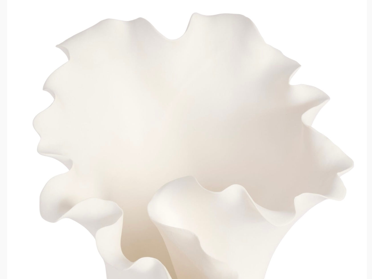 Megan Vase - White