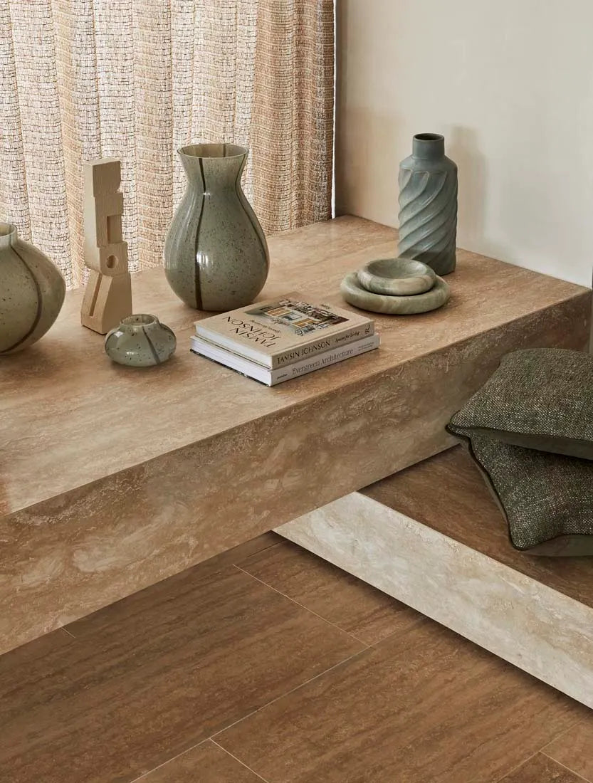 Boden Stripe - Large Vase - Sage