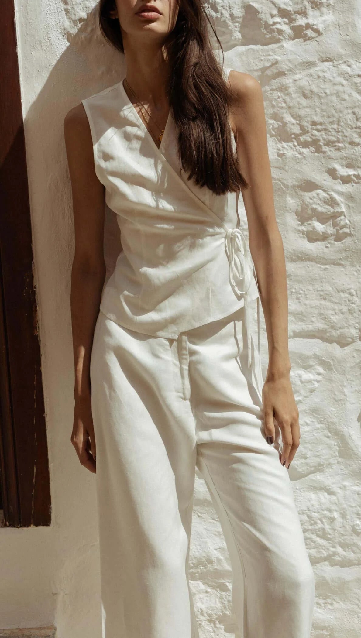 Nyla Wrap Top
