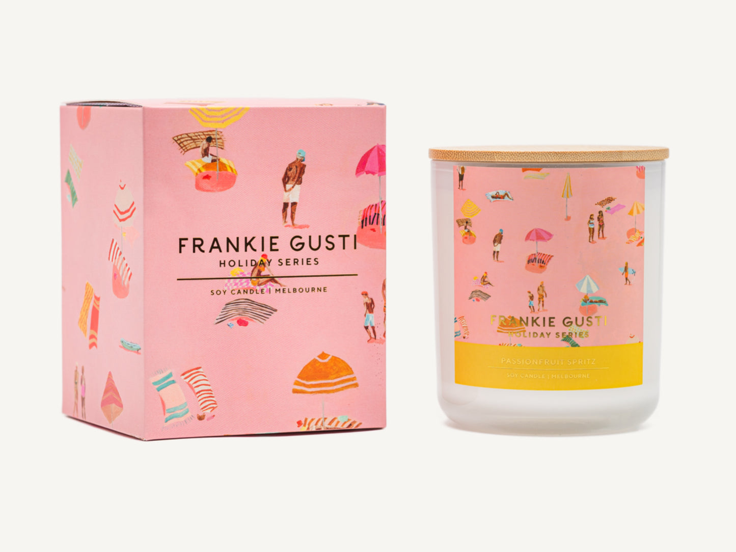 Frankie Gusti - Holiday Series - Candle - Janey Forbes - Passionfruit Spritz
