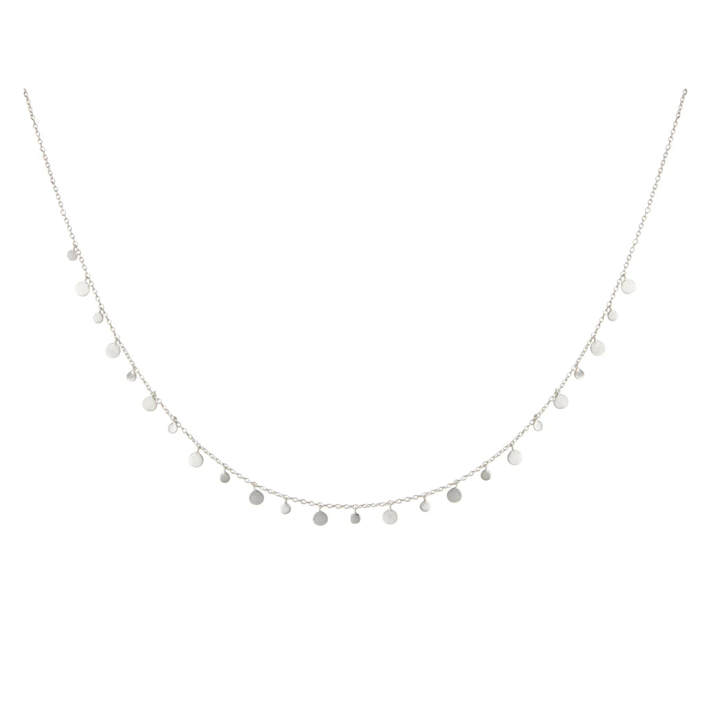 Coin Choker in Sterling Silver