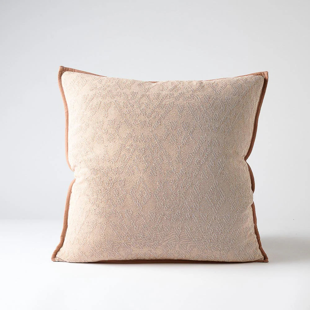 Helga Cushion - Clay/Off White 50 x 50cm