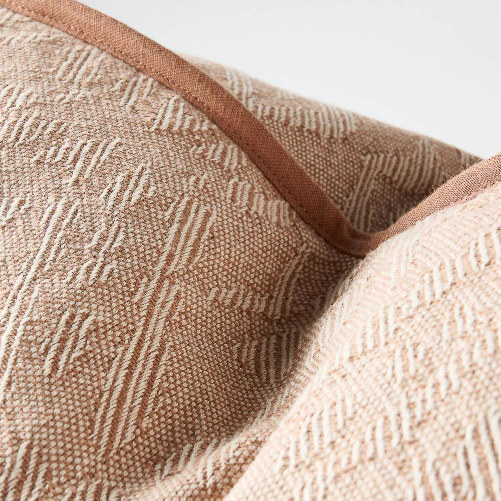 Helga Cushion - Clay/Off White 50 x 50cm