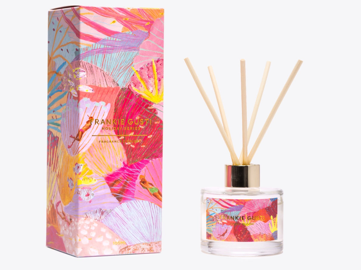 Frankie Gusti - Holiday Series Diffuser - Janey Forbes - Coral Bloom