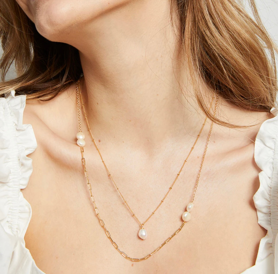 Rylee Necklace Pearl