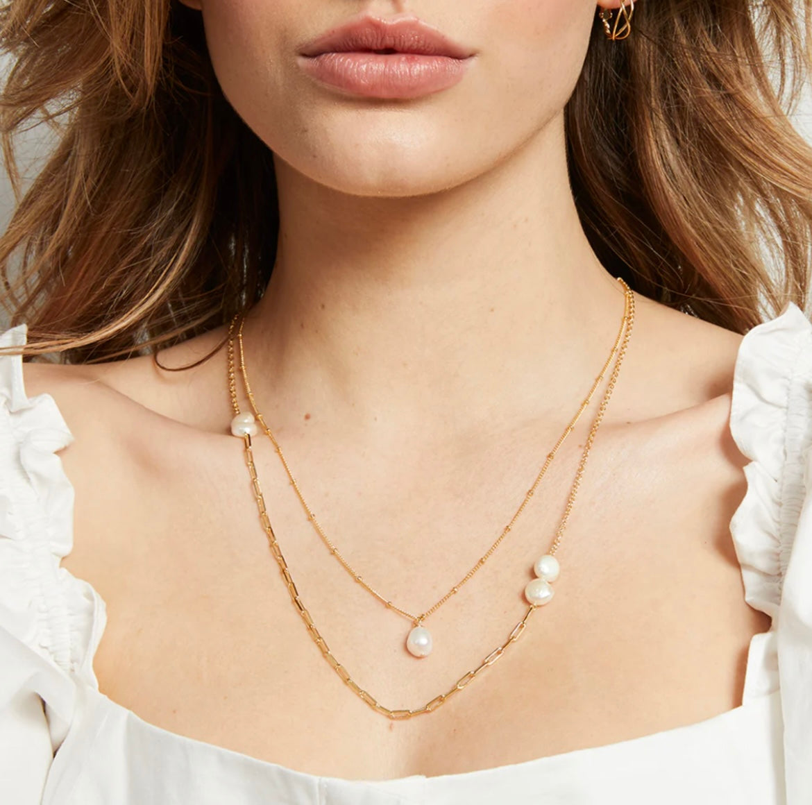 Rylee Necklace Pearl