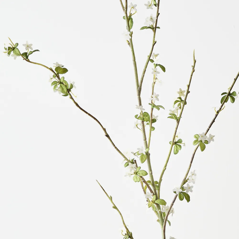 Snow Willow Spray - White - 105cm