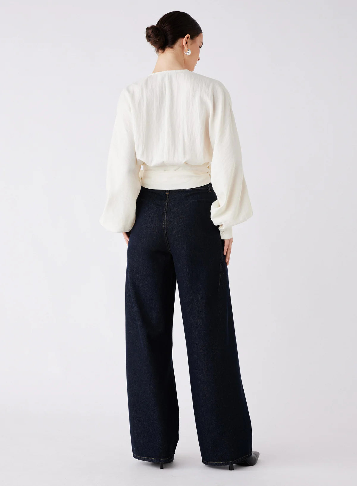 Hilton Side Tie Shirt - Esmaee