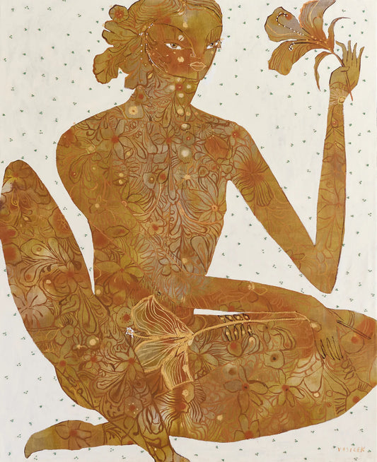 Jai Vasicek Dharma Limited Edition Print Framed in Raw Tasmanian Oak