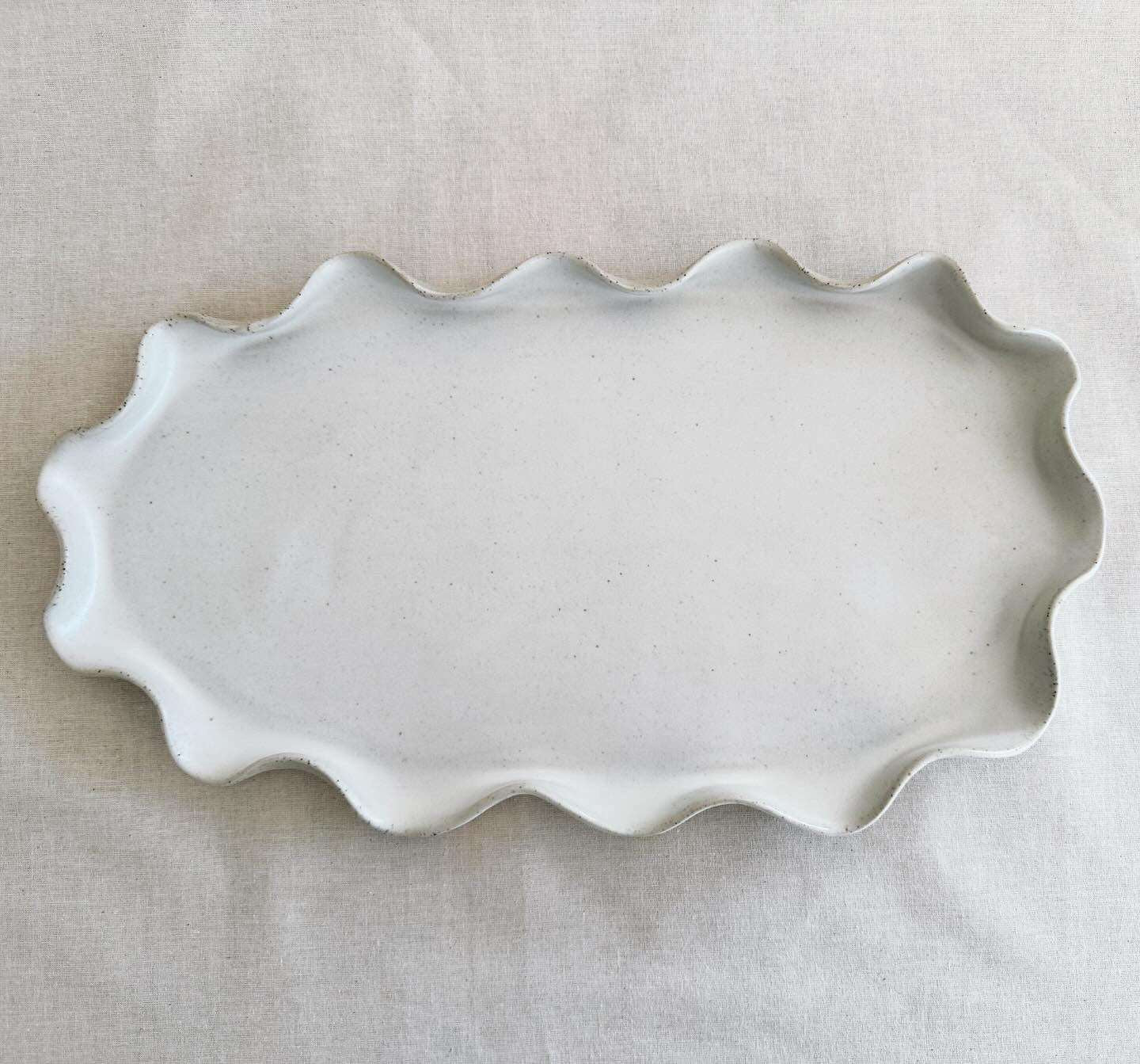 Wave Platter - White