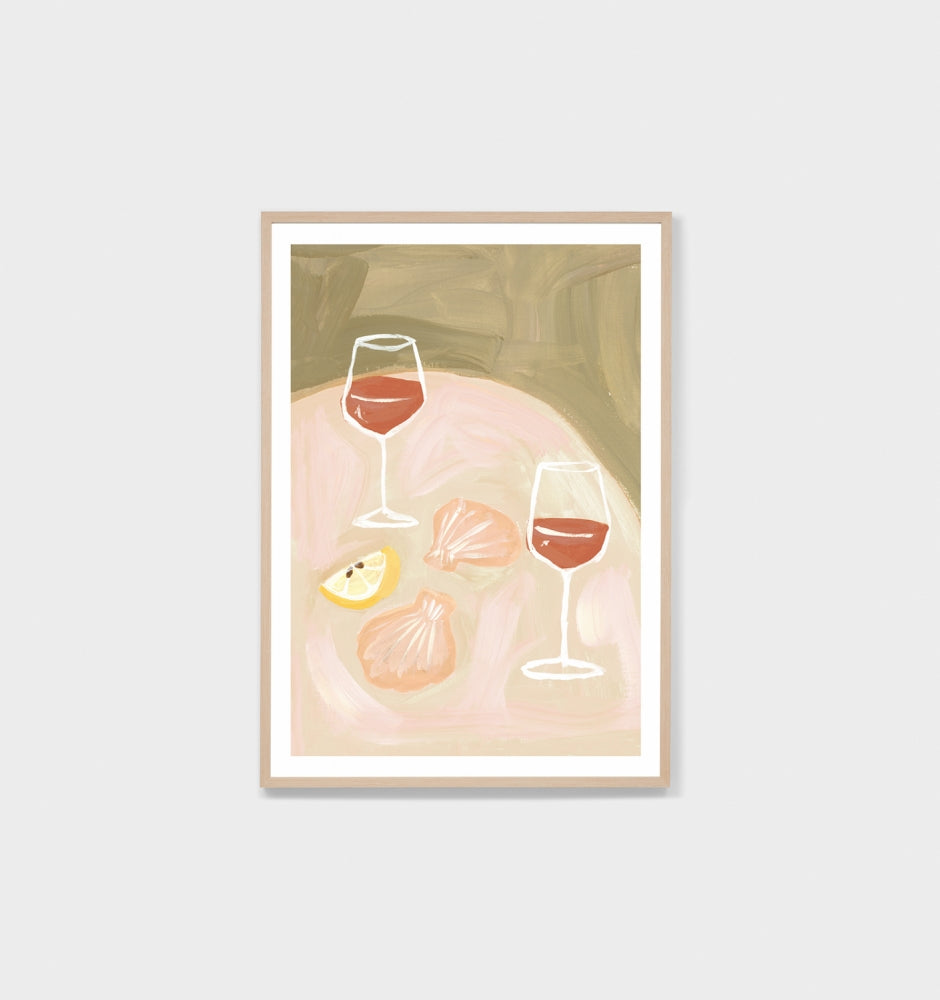 Mediterranean Alfresco Dusk 4 Print