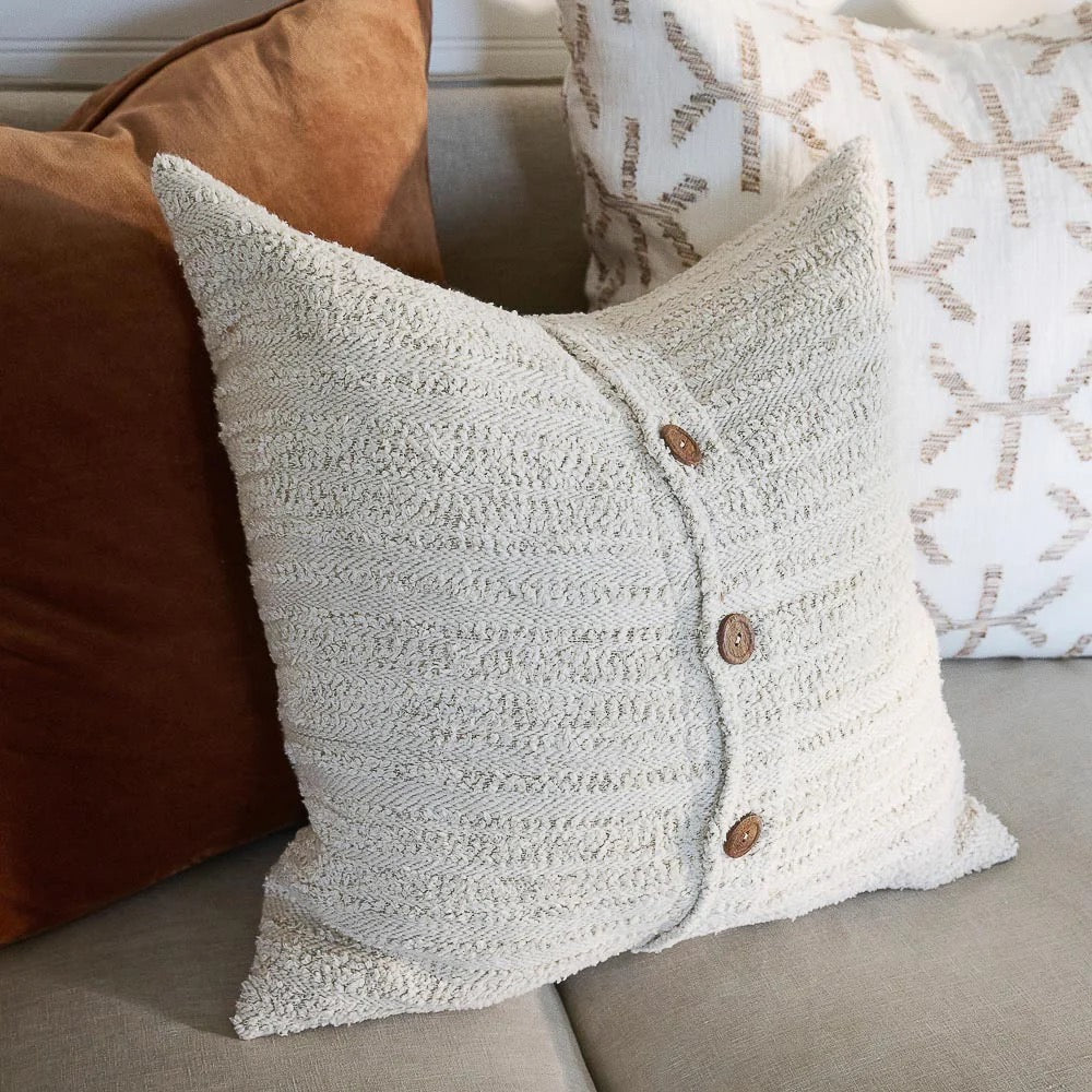 Afero Cushion - Soft Natural - Filled Cushion / 50x50cm