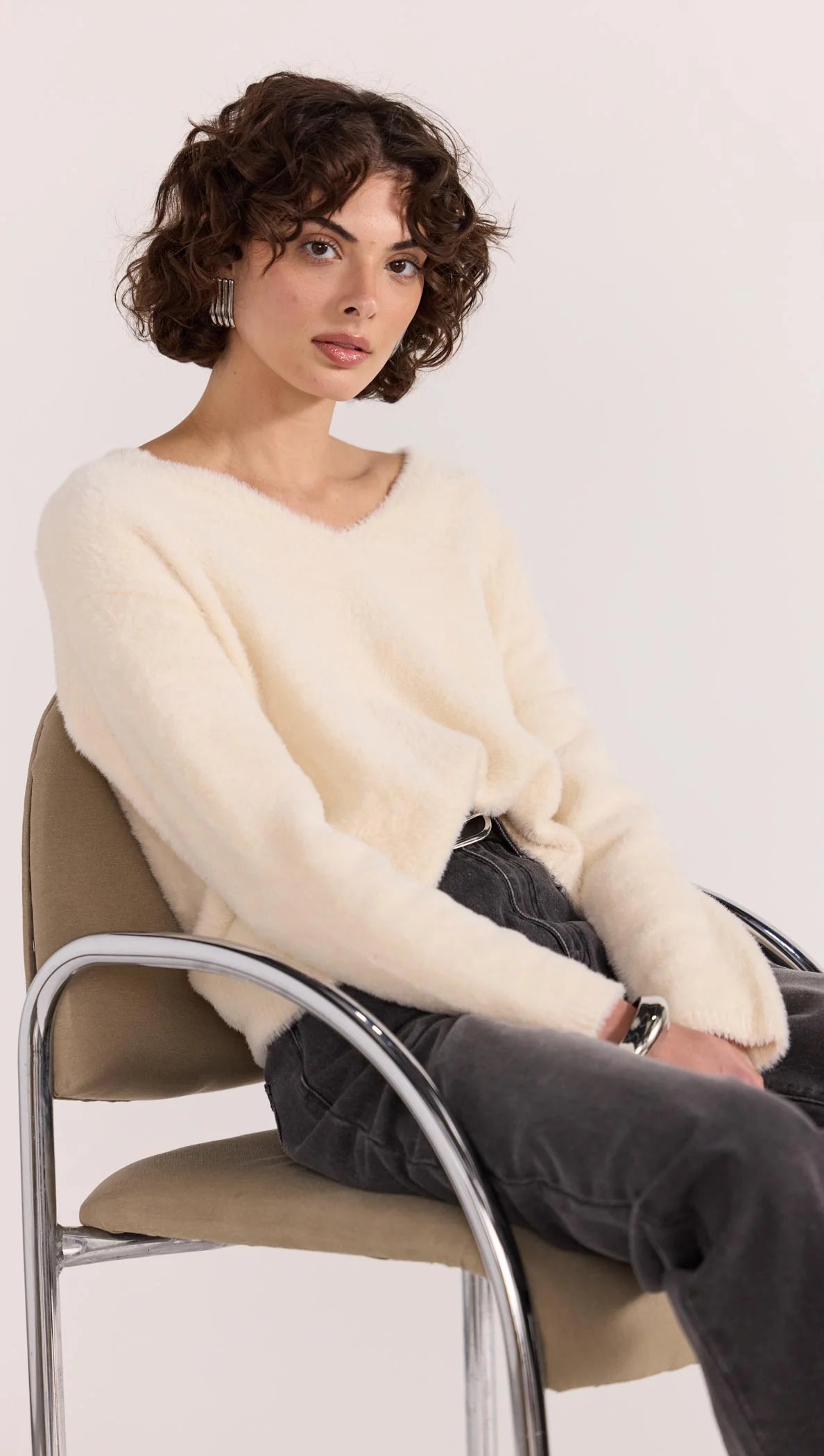 Ember Fluffy Knit Jumper