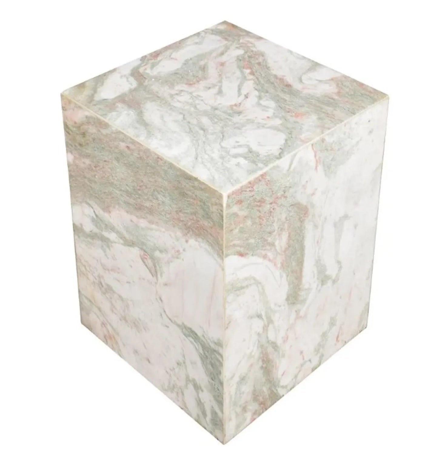 Travis Onyx Side Table - 38 x 38 x 45cm