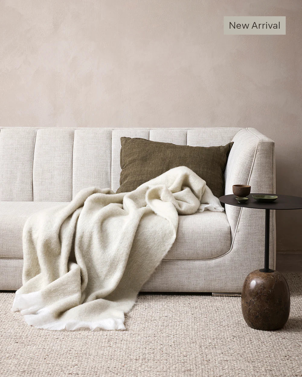 Sorrento Throw - Off White