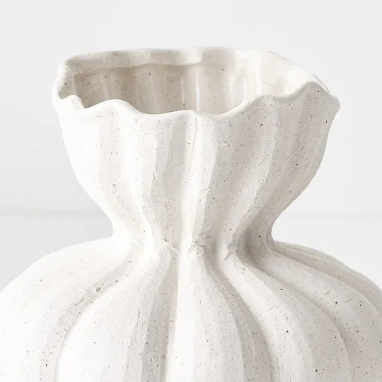 Vase Basma - Small Chalk