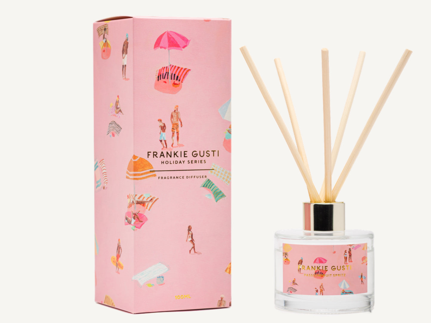 Franki Gusti - Holiday Collection Diffuser - Janey Forbes - Passionfruit Spritz