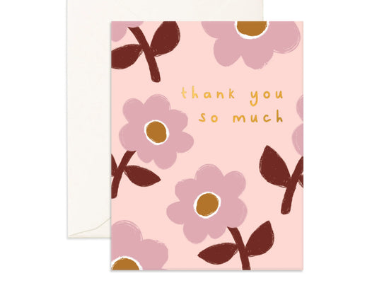 Thankyou Begonias Card