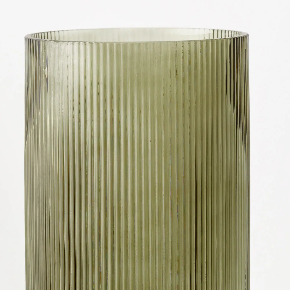 Ripple Vase - Olive - 30x16 cm
