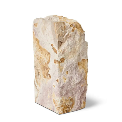 Vida Beige Marble Bookend - Stone - 9 x 7 x 18cm