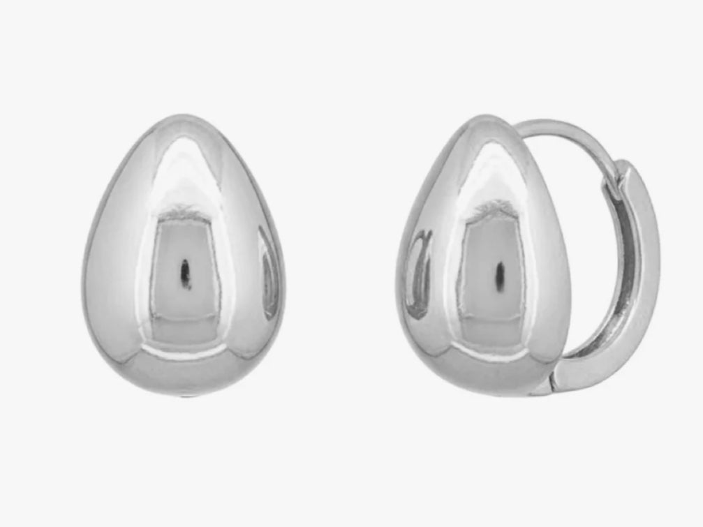 Lucia Hoops - silver