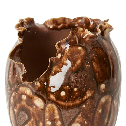 Hajari Vase  - Mocha - Small