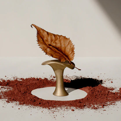 Mushroom Incense Burner - Gold