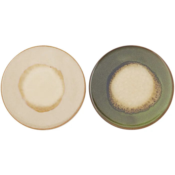 Zara Ceramic Coaster - Nude/ Olive