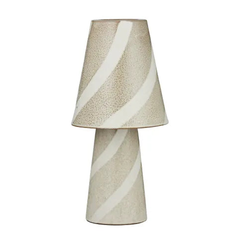 Faro Ceramic Lamp Tan/Ivory
