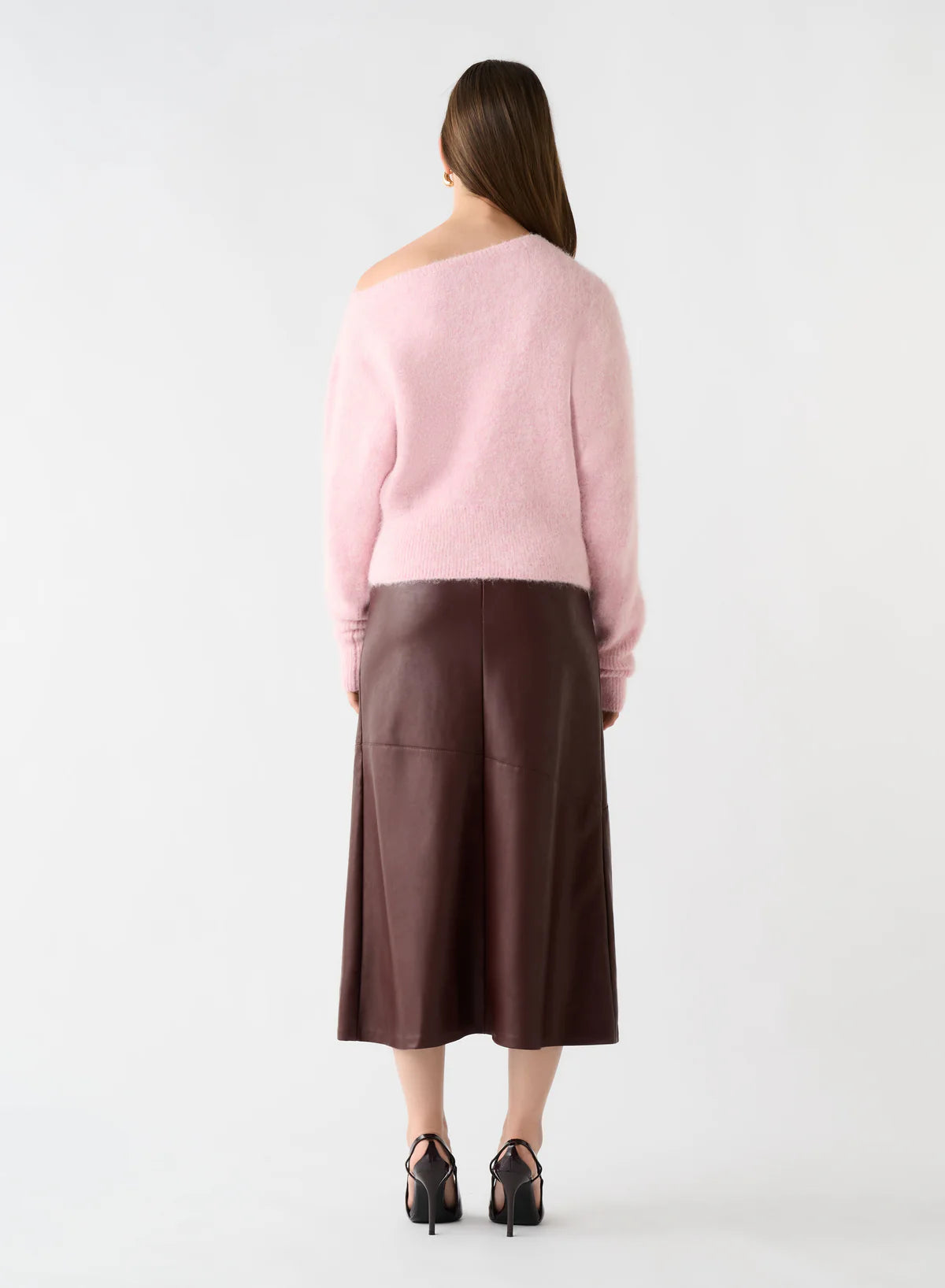 Whisper Off Shoulder Knit - Floss