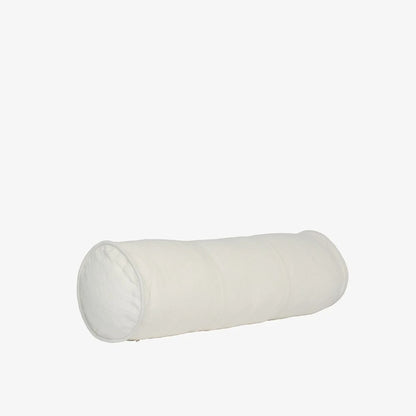 Luca Linen Bolster Cushion - 20 x 60 cm - Off White