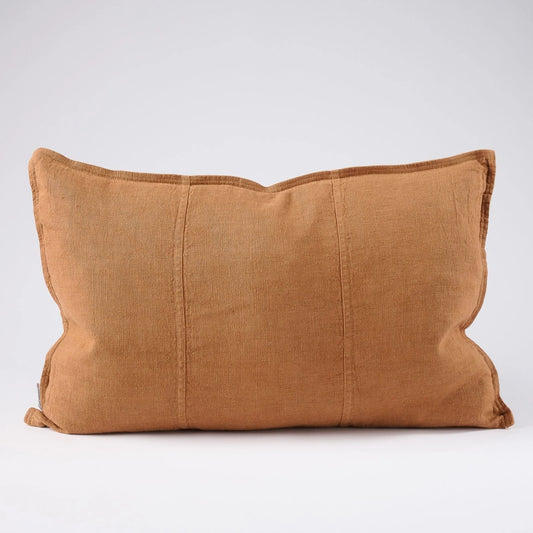 Luca Linen Cushion - Nutmeg - 40 x 60 cm