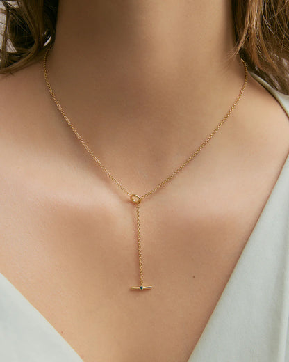 Cleo Necklace Green