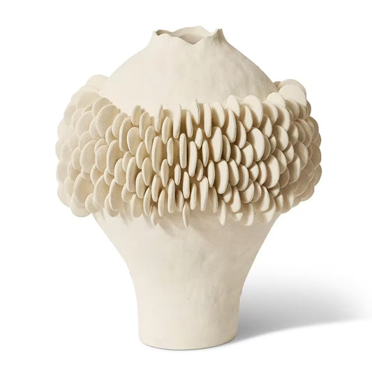 Leander Vessel - Ivory - 35x35x45 cm