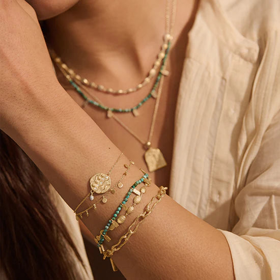 Ocean Dreamer Bracelet in 18KT Yellow Gold Plate