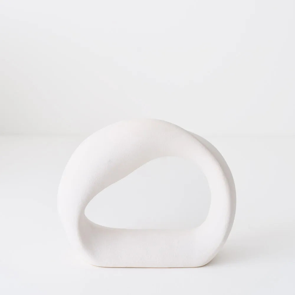 Fausia Object - White - 22 x 8 x 18cm