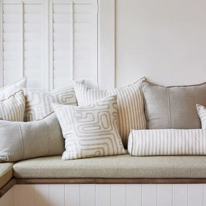 Drift Cushion - White/Natural - 40 x 60 cm