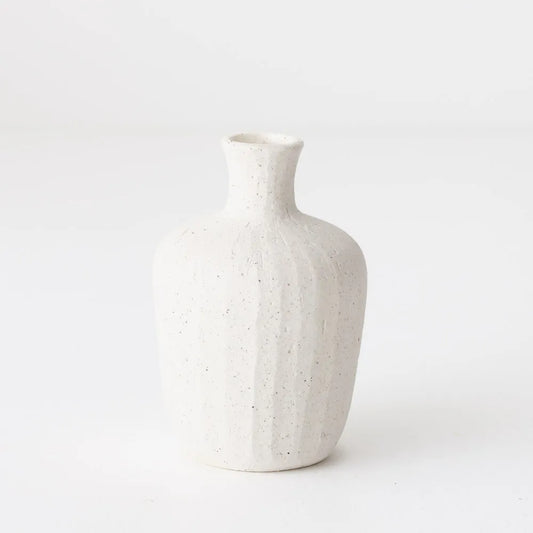 Coa Vase - Chalk - 10cmh x 6cmd