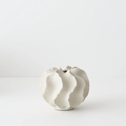 Salento Vase - 13x16cm - Limestone