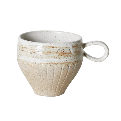 Ceylon Mugs in White - Set of 2