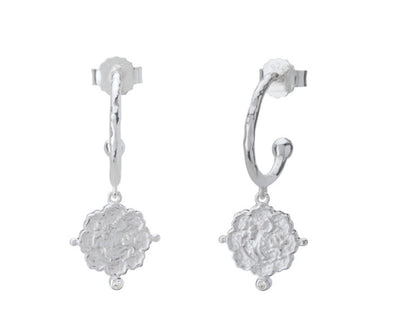 Loved Always Hoop Earrings - Sterling Silver