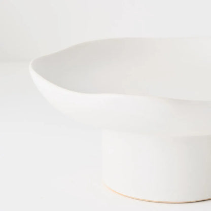 Fisko Pedestal Stand - White - 12cmhx27cmd